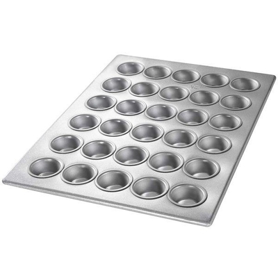 Rk Bakeware China Foodservice Nonstick Glazed Mini Crown Muffin Baking Pans for Wholesale Bakeries