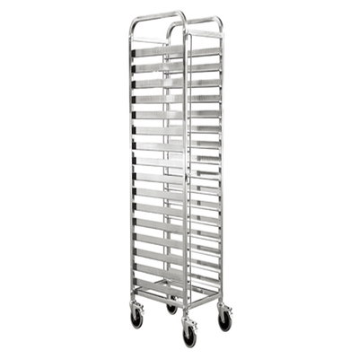 RK Bakeware China Foodservice NSF Custom Transport Bakery Bread Cooling Trolley Oven Tray Rack Trolley
