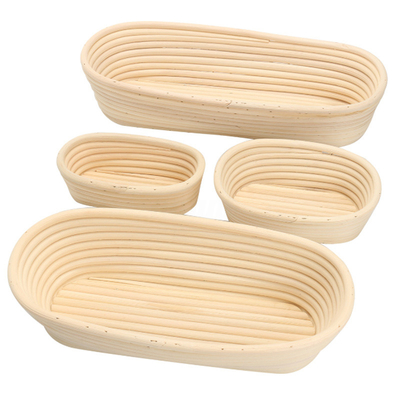 RK Bakeware China Foodservice NSF Round Handmade Natural Rattan Proofing Basket
