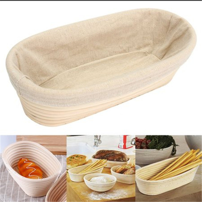 RK Bakeware China Foodservice NSF Round Handmade Natural Rattan Proofing Basket