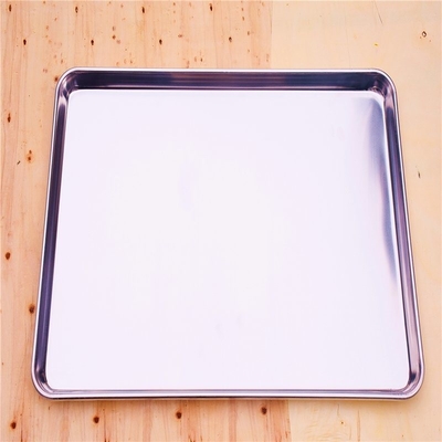 Rk Bakeware China Foodservice NSF 40694 Stayflat Full Size 16 Gauge Aluminum Sheet Pan