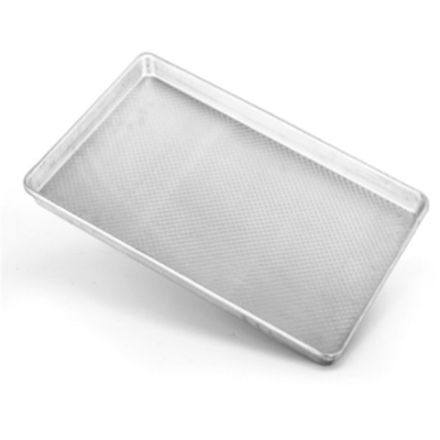 RK Bakeware China Foodservice NSF Square Nonstick Round Corner Corrugated Aluminum Baking Sheet Pan