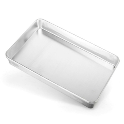 RK Bakeware China Foodservice NSF Square Nonstick Round Corner Corrugated Aluminum Baking Sheet Pan