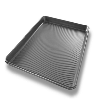 RK Bakeware China Foodservice NSF industrial Bakery Aluminumized Steel Corrugated Sheet Pan Baking Tray