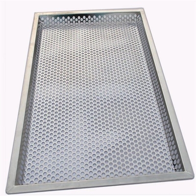 RK Bakeware China Foodservice NSF Custom 4 Side Perforated 304 Stainless Steel Dry Tray