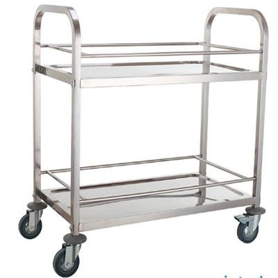 RK Bakeware China Foodservice NSF Stainless Steel Trolley with Wheels Easy Handling Dressing Trolley