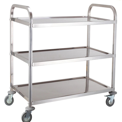 RK Bakeware China Foodservice NSF Stainless Steel Trolley with Wheels Easy Handling Dressing Trolley