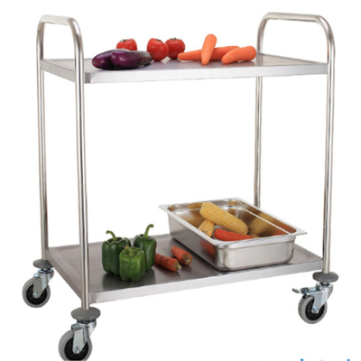 RK Bakeware China Foodservice NSF Stainless Steel Trolley with Wheels Easy Handling Dressing Trolley