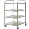                  Industry Storage Wire Frame Hand Trolley with Wheels             