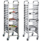                  201 304 316 Food Grade Stainless Steel 32 Trays Tray Trolly /Gastronorm Trolley/Food Trolley for Sale             