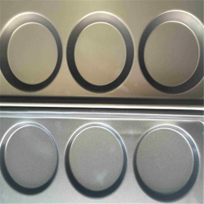 RK Bakeware China Foodservice NSF Glaze Nonstick 4.5 Inch and 5 Inch Hamburger Bun Baking Tray
