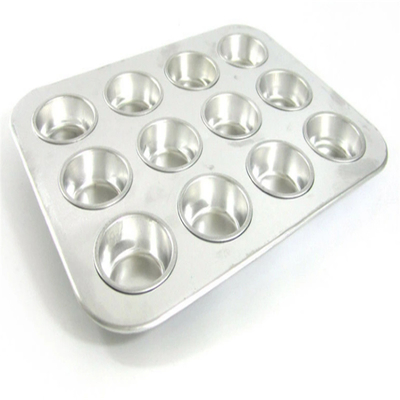 RK Bakeware China Foodservice NSF 12 Cups Aluminium Muffin Pan and Cupcake Tray