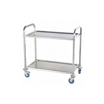 RK Bakeware China Foodservice NSF Double Line Tray Rack Trolley Stainless Steel Bakery Trolley