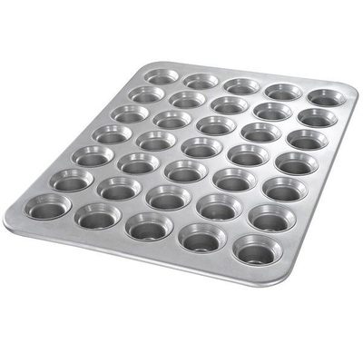 RK Bakeware China Foodservice NSF Mini Crown Cake Pan Square Muffin Cupcake Baking Pan