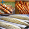 RK Bakeware China Foodservice NSF 10 Slots Glaze Aluminum Baguette Baking Tray