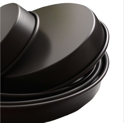 RK Bakeware China Foodservice NSF 1 Pound Hard Anodized Aluminum Mousse Cake Pan &amp; Lid