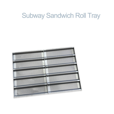 Rk Bakeware China-Aluminum Nonstick Subway Sandwich Roll Baking Tray