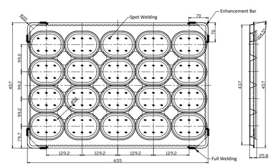 RK Bakeware China Foodservice NSF Oval 180g Self Cutting Lunch Pastry Pie Tray