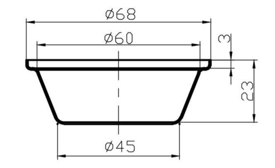 RK Bakeware China Foodservice NSF Aussie Meat Pie Pallet Tray