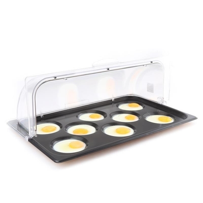 Rk Bakeware China-Gastronorm Gn 1/1 Aluminum Nonstick Baking Tray 530X325mm with 8 Moulds for Eggs