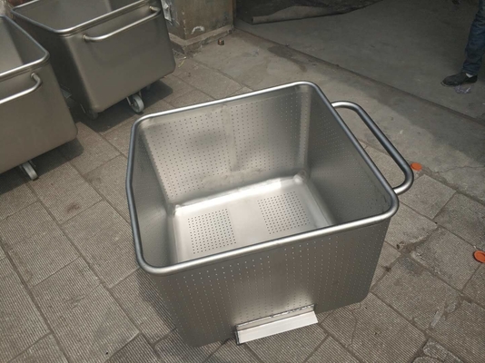                  Jf Sheet Metal-Stainless Steel Meat Bin Trolley             