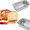                  Rk Bakeware China-600g Nonstick 4 Straps Farmhouse White Sandwich Bread Tin             
