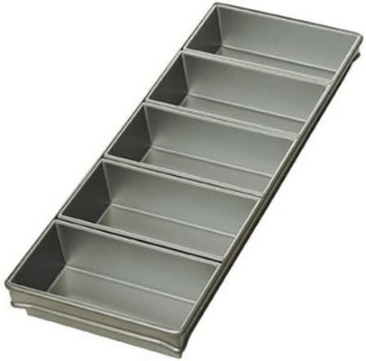 RK Bakeware China Foodservice NSF 904245 Custom Industrial Bakery 3 Strap Bread Pan Bread Tin