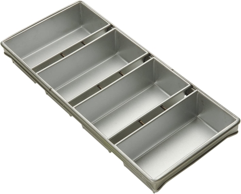                  Rk Bakeware China-Foodservice 904935 Commercial Bakeware 12.25 in. X 4.5 in. 3 Strap Bread Pan             