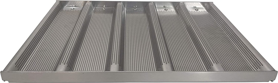 RK Bakeware China Foodservice NSF 49015 Glaze Aluminum Sub Sandwich Roll Pan Baking Tray