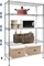                  Rk Bakeware China Foodservice Commercial Wire Shelving Heavy Duty Metal Storage Rack Shelf Unit for Kitchen             