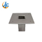                  Customized Aluminum Dining Desk Furniture Square Tube Table Legs Support Leg             