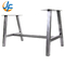                  Customized Aluminum Dining Desk Furniture Square Tube Table Legs Support Leg             