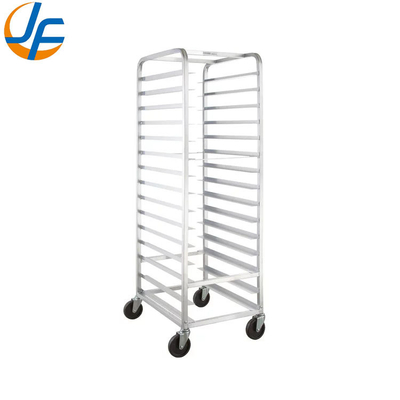 RK Bakeware China Foodservice NSF Roll In Stainless Steel Flatpack Baking Tray Trolley Bun Pan Rack