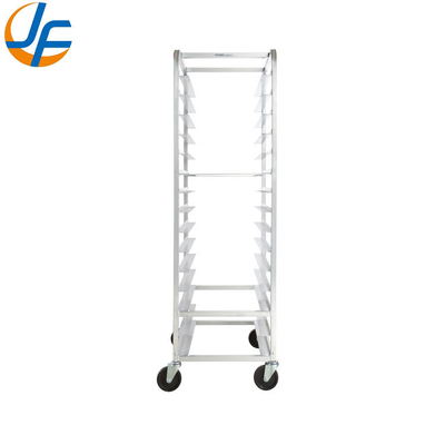 RK Bakeware China Foodservice NSF Roll In Stainless Steel Flatpack Baking Tray Trolley Bun Pan Rack