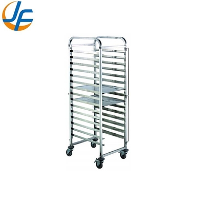 Rk Bakeware China-Z Frame 20 Pan End Load Stainless Steel Nesting Trolley Bun Sheet Pan Rack - Assembled