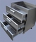RK Bakeware China Foodservice Custom Commercial Kitchen Stainless Steel Kitchen Cabinet Baking Tray Trolley