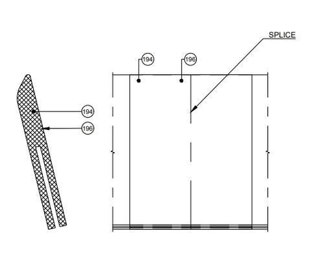 Aluminum Geodesic Dome Roofs NBR Lip Profile Floating Roof Tank