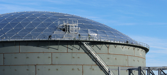 Aluminum Geodesic Dome Roofs Internal Floating Roof Seal for Storage Tank