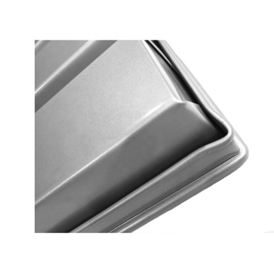 3 slotted non-stick Alumminum steel baking loaf pan 3 straps bread loaf pan baking tray bread molding bread baking toast box