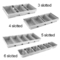 3 slotted non-stick Alumminum steel baking loaf pan 3 straps bread loaf pan baking tray bread molding bread baking toast box