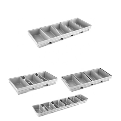 5 straps bread loaf pan 5 toast boxes in a row aluminum steel bread &amp; loaf pans bread baking loaf pan