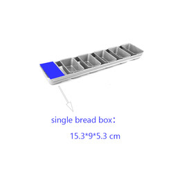 6 straps aluminum steel custom bread &amp; loaf pans bread baking pan loaf tin non-stick baking loaf pan