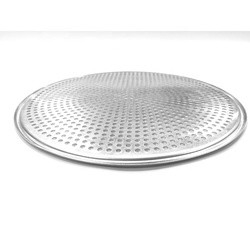 18 Inch Perforated Round Aluminum Pizza Pan Punched Pizza Tray Baking Tray For Restaurant