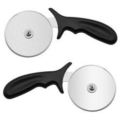 10cm Stainless Steel Pizza Wheel Cutter With Pp Handle Round Plastic Pizza Wheel Cutter Server