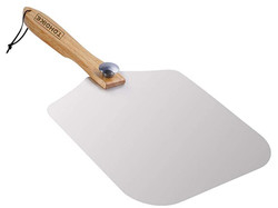 12&quot;X14&quot;X25'' Pizza Tools Turning Pizza Peel Aluminum Pizza Peel With Foldable Oaken Handle