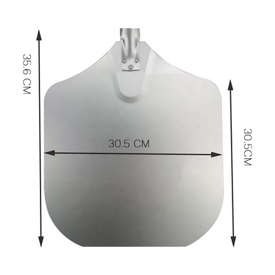 132cm Long Handle Pizza Peel Aluminium Shovel Bandejas De Pasapalos De Piedra Pala Forno Pi 12 X 14 Aluminium
