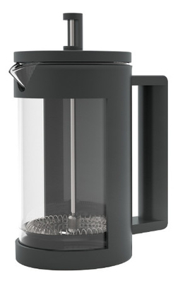 Portable Coffee Makers High Borosilicate Glass Coffee Press Black Plastic French Press