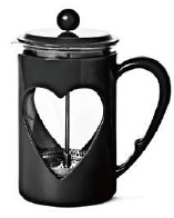 Portable Coffee Makers High Borosilicate Glass Coffee Press Black Plastic French Press