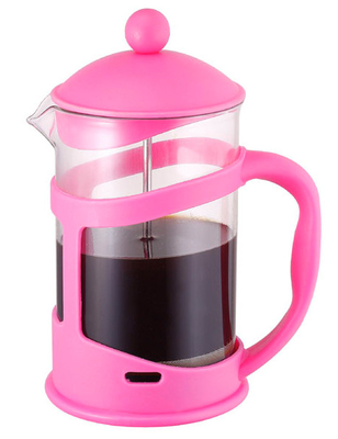 Portable Coffee Makers High Borosilicate Glass Coffee Press Black Plastic French Press