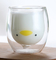 High Borosilicate Milk Mugs Tea Mugs Insulated Double Wall Bear Glass Coffee Mug